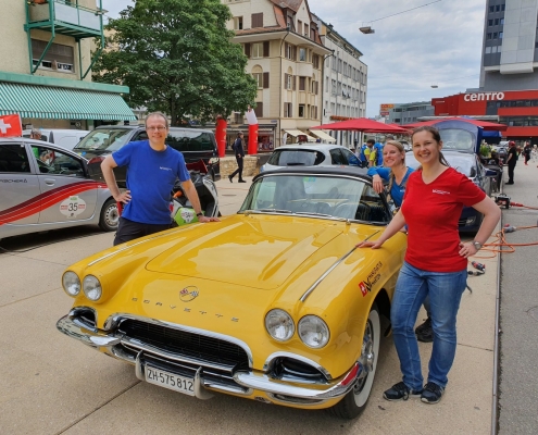 Auf dem Marktplatz in Grenchen