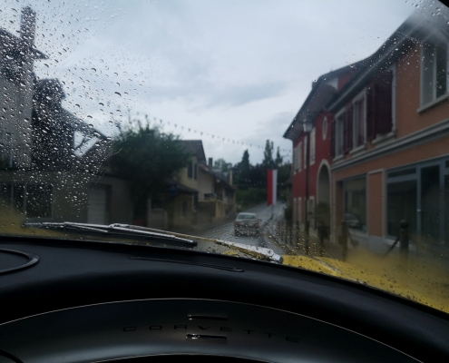 Regnerischer Start in den Tag
