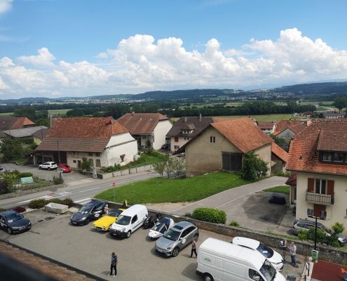Aussicht vom Schluss Saint-Aubin