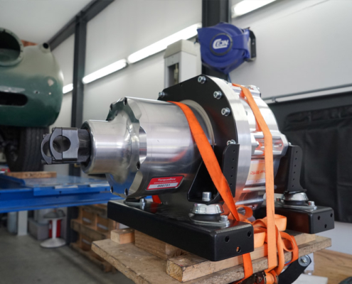 Motoreneinbau Motor, Planetengetriebe und Halterung
